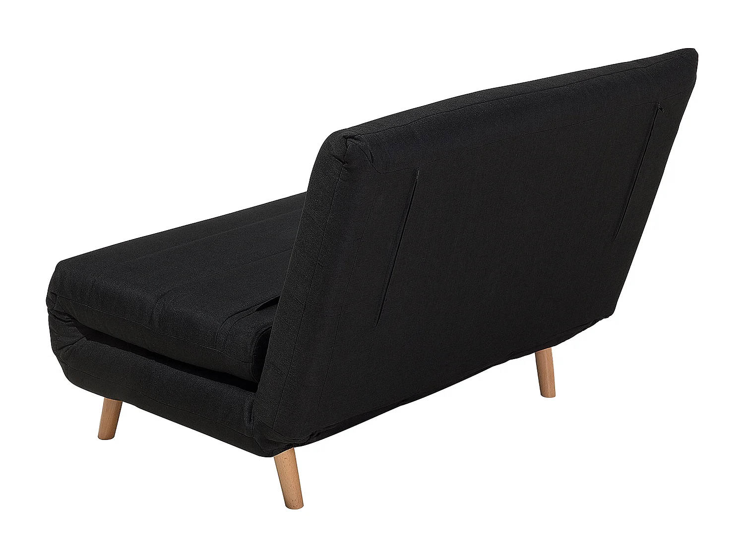 Sofa rozkładana jednoosobowa SETTEN Czarny