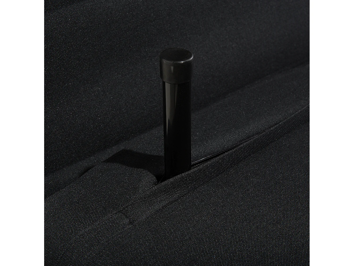 Sofa rozkładana jednoosobowa SETTEN Czarny