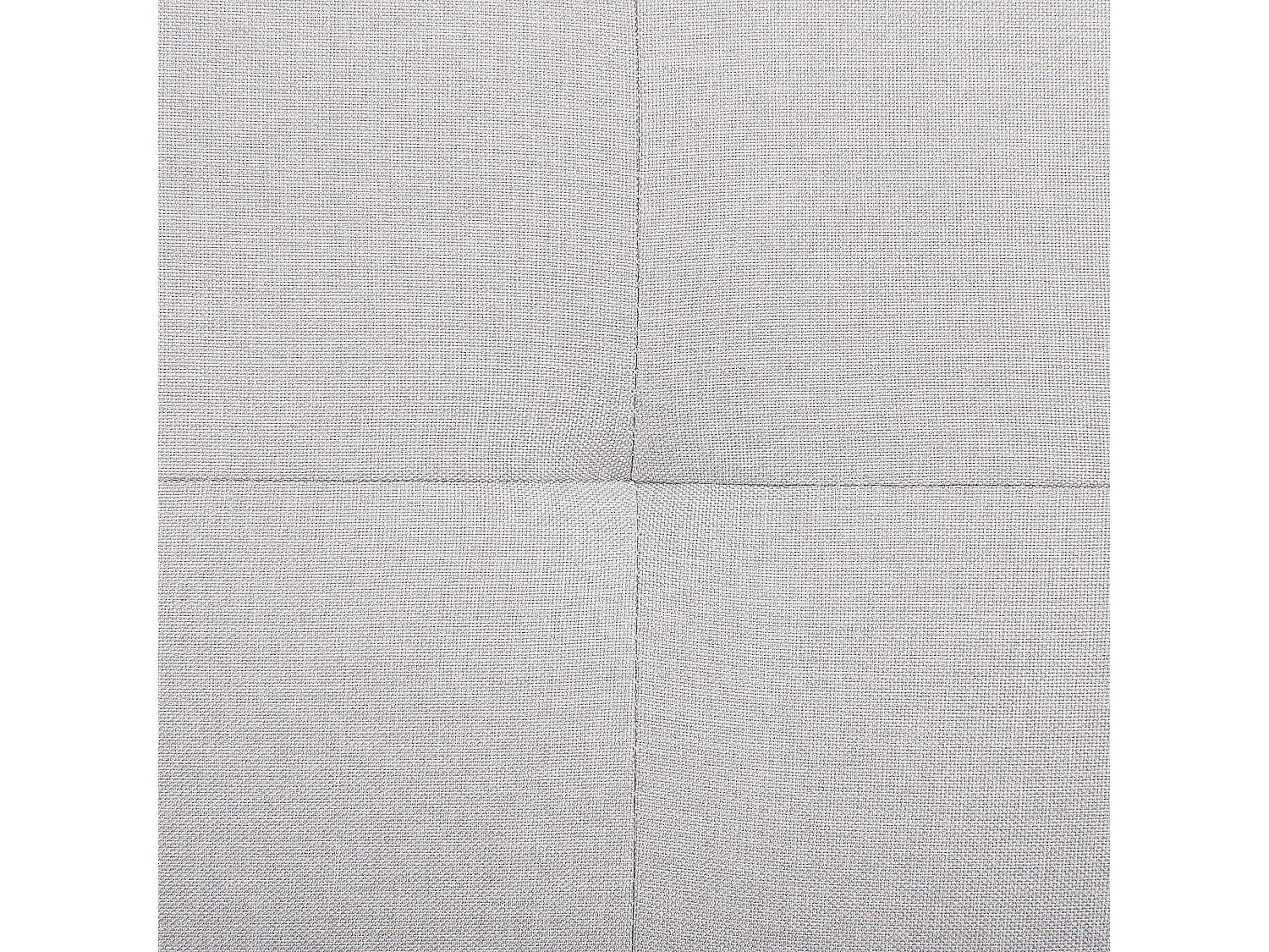 Canapé-lit d'angle modulable 4 places ALSTEN Tissu Gris clair Côté droite