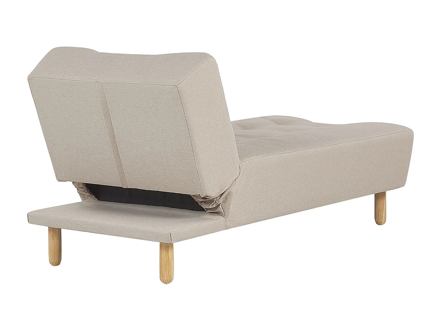 Chaise longue ALSTEN Tissu Beige