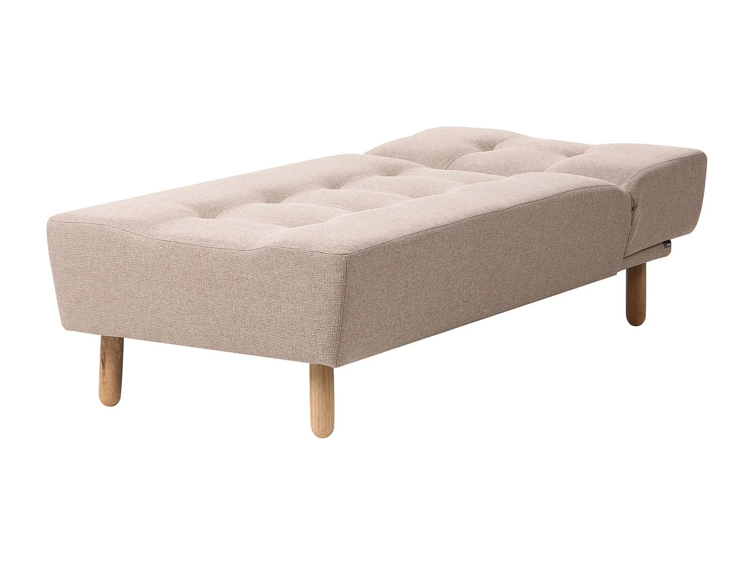 Chaise longue ALSTEN Tissu Beige