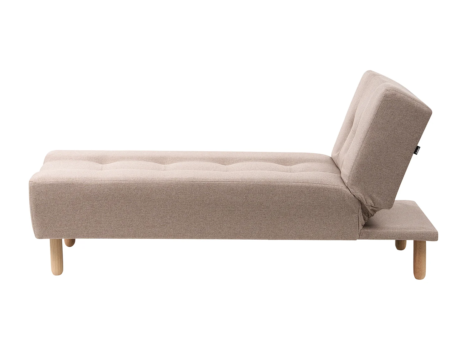 Chaise longue ALSTEN Tissu Beige