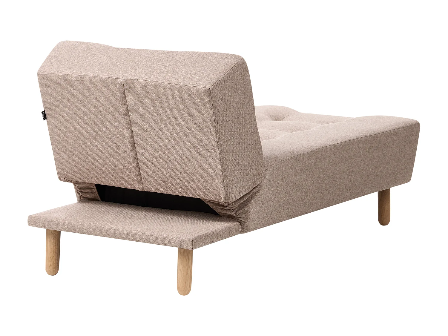 Chaise longue ALSTEN Tissu Beige