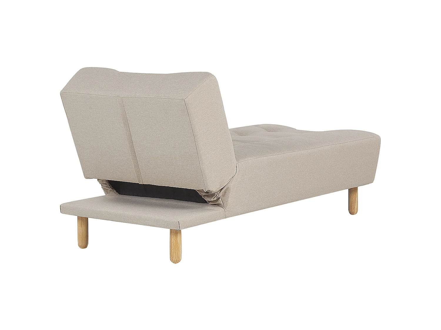 Chaise longue ALSTEN Tissu Beige