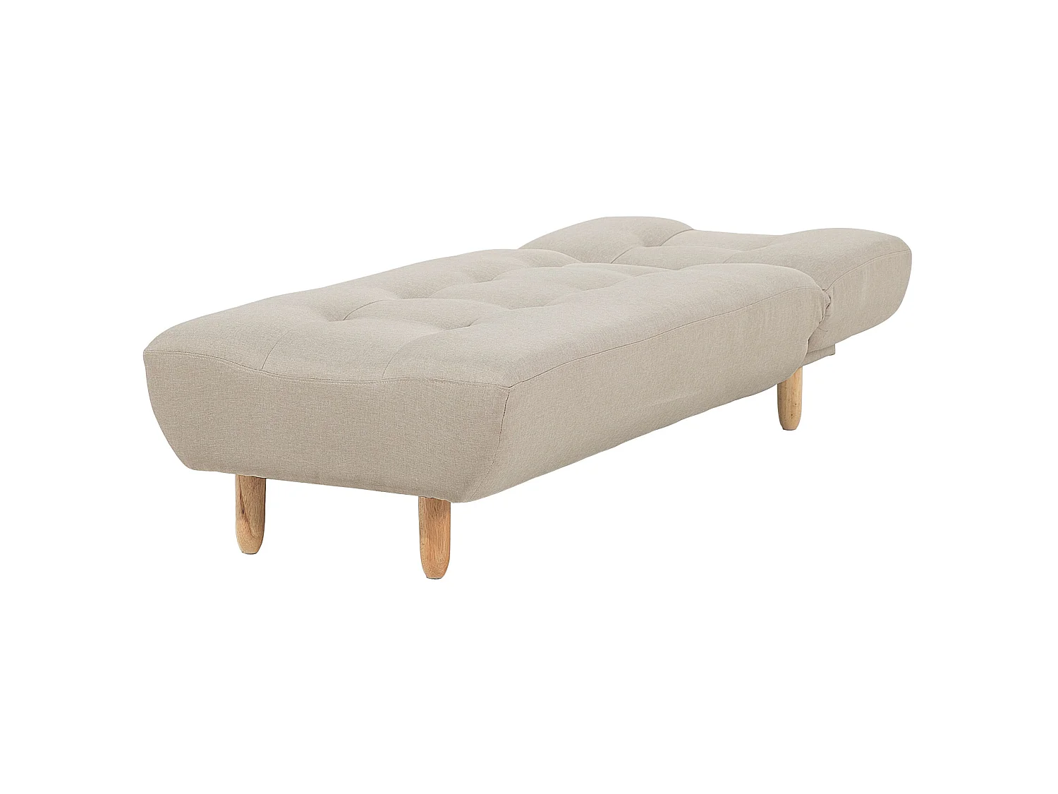 Chaise longue ALSTEN Tissu Beige