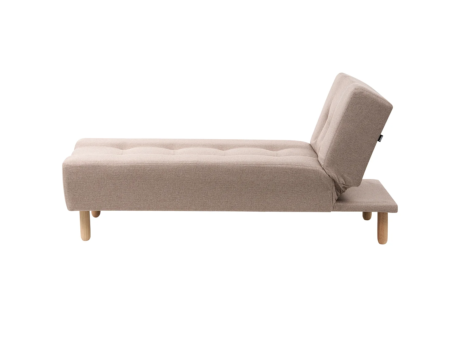 Chaise longue ALSTEN Tissu Beige