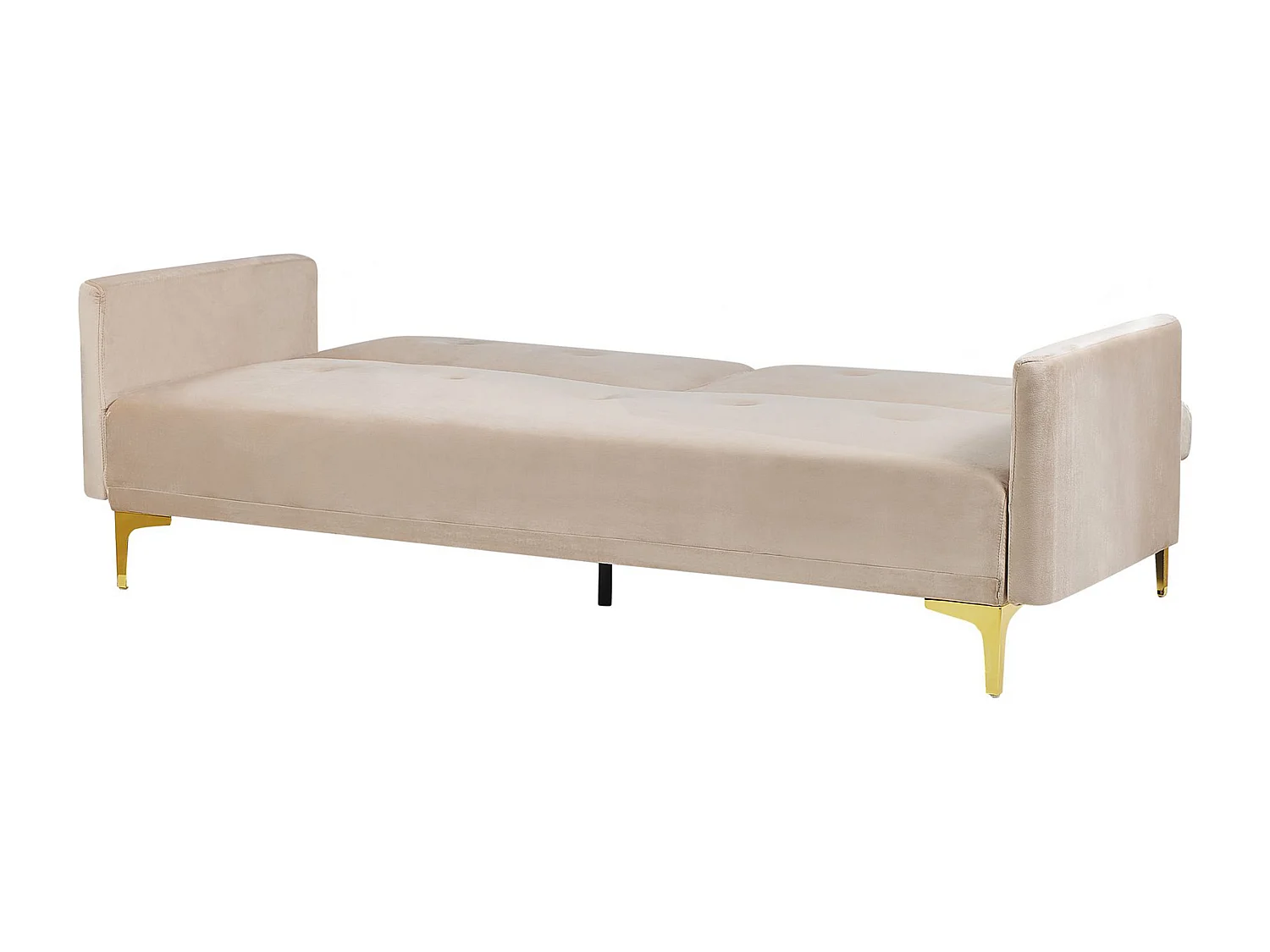 Sofá cama LUCAN Terciopelo Beige 3 plazas