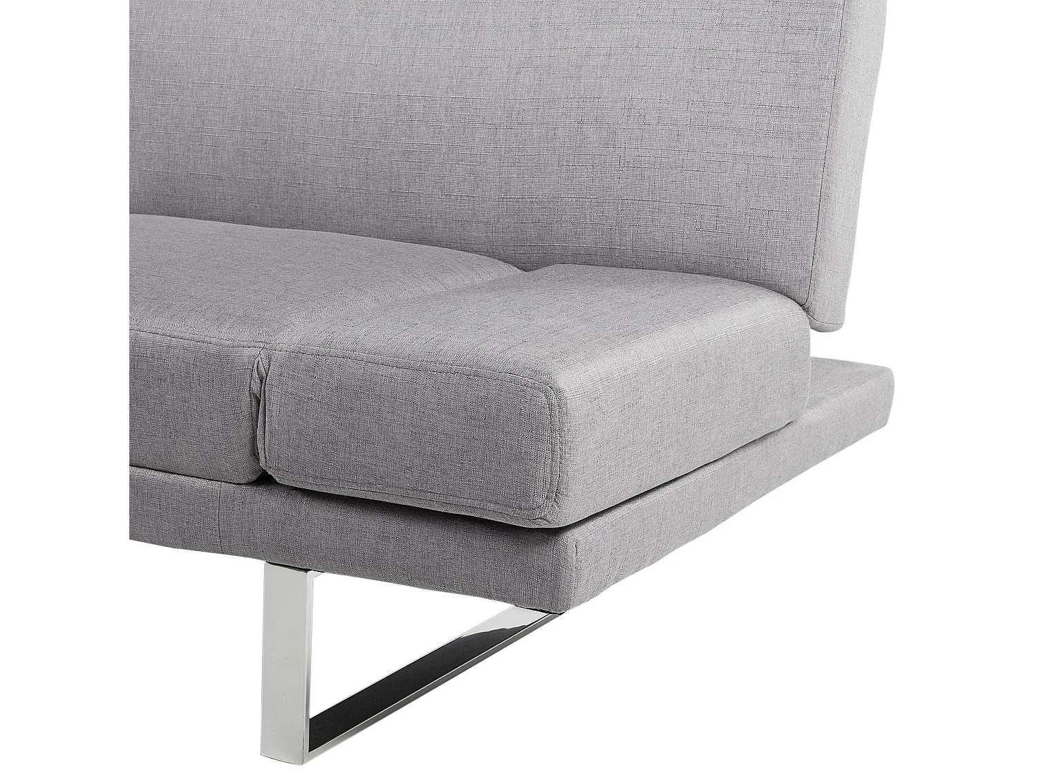 Canapé-lit 2 places YORK Tissu Gris clair