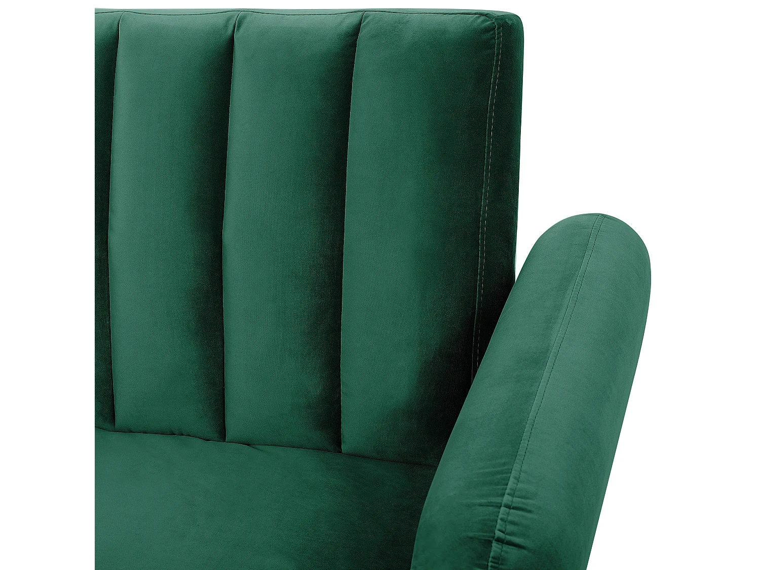 Canapé-lit 3 places VIMMERBY Velours Vert émeraude