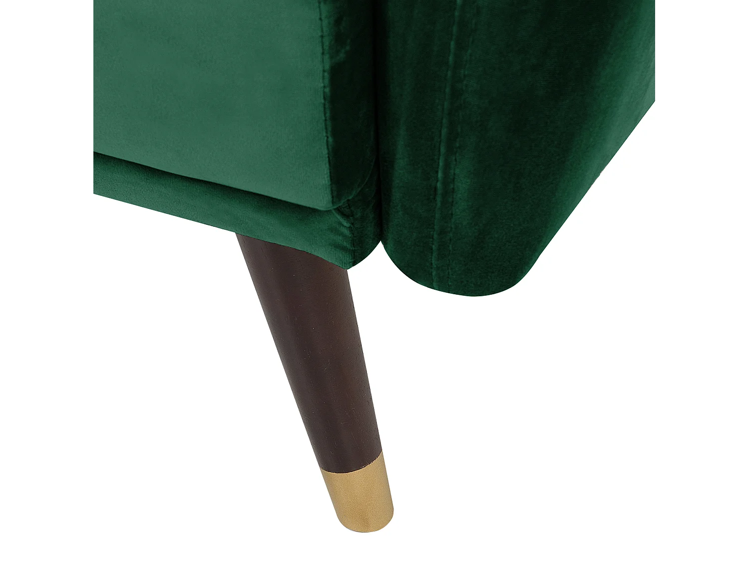 Canapé-lit 3 places VIMMERBY Velours Vert émeraude