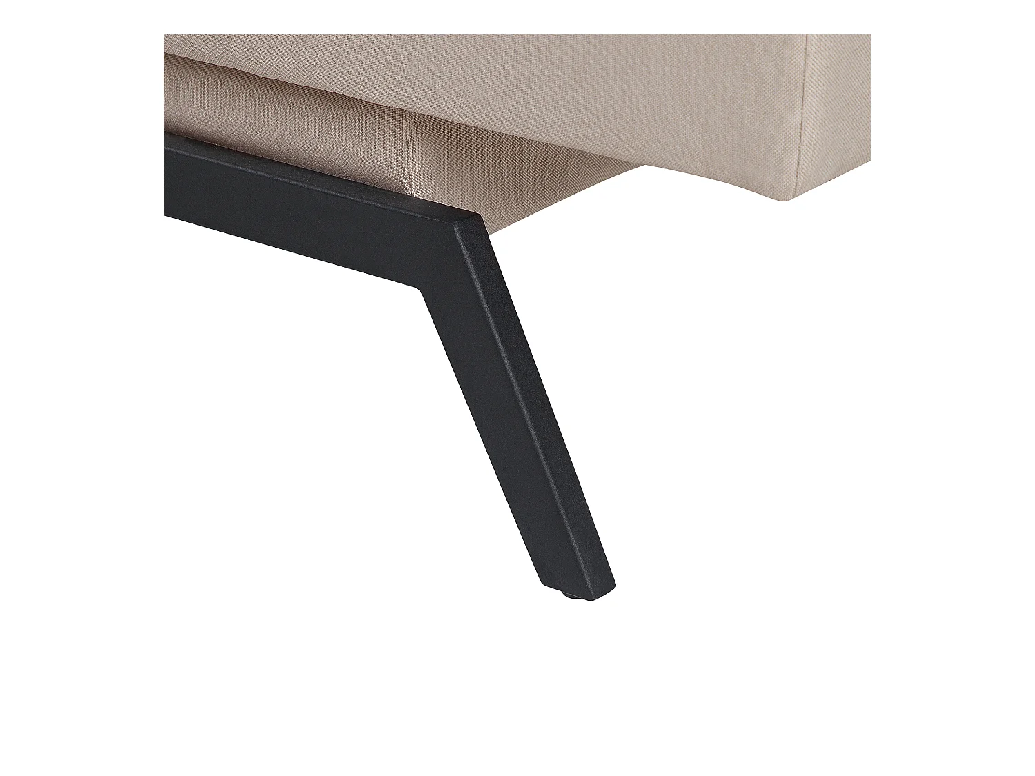 Minimalistisches Schlafsofa Bunt Patchwork aus Polyester Metallfüße Leeds