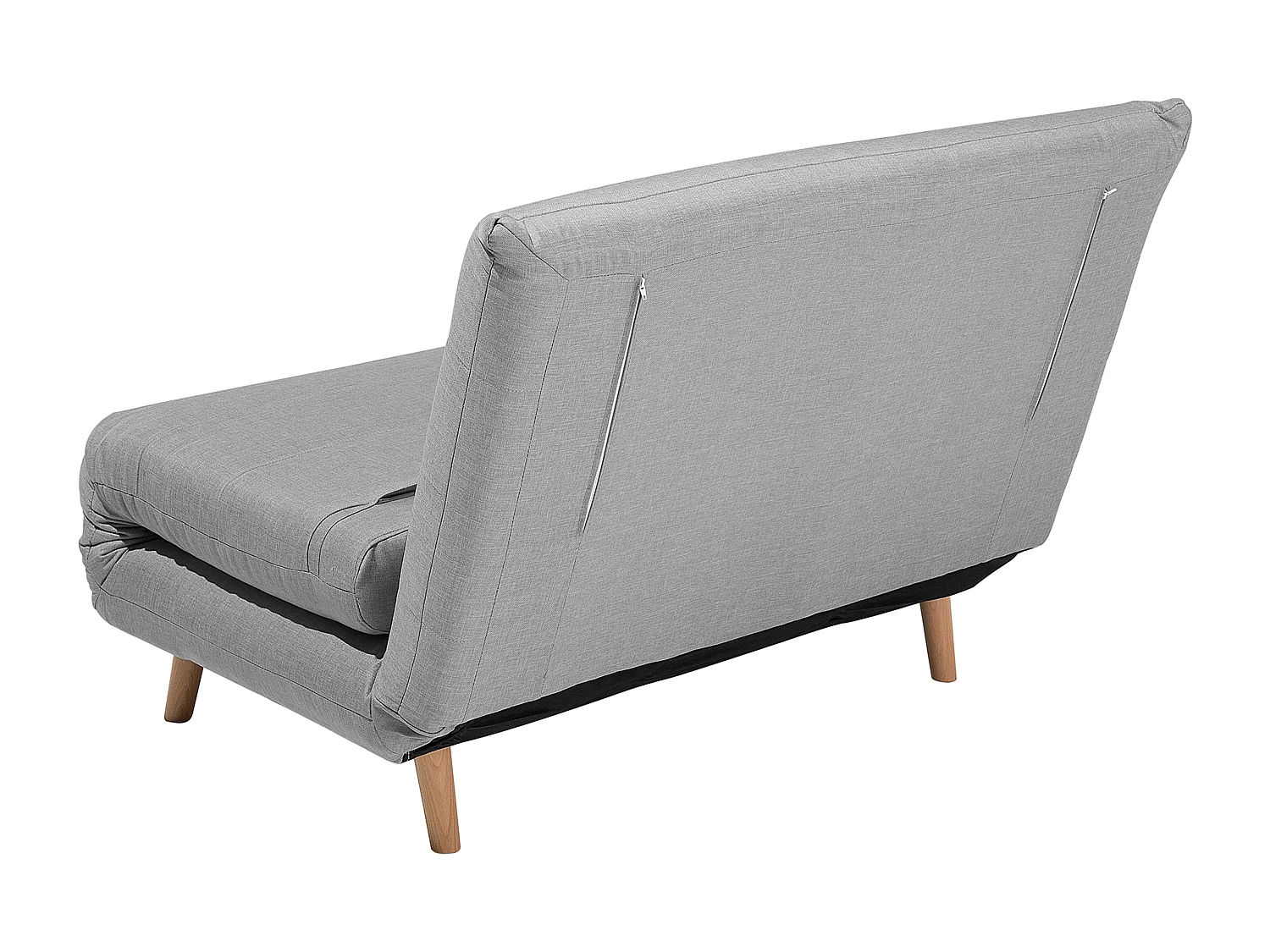 1-Sitzer Schlafsofa SETTEN Stoff Hellgrau