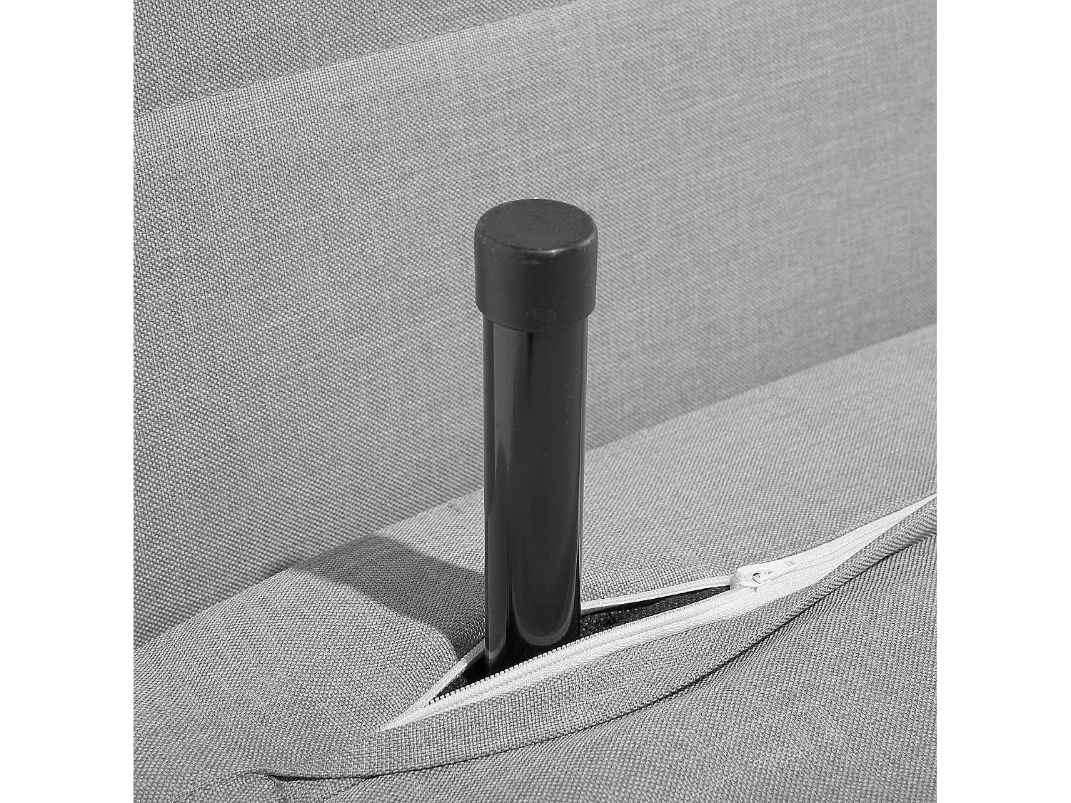 Sofa rozkładana jednoosobowa SETTEN Jasnoszary