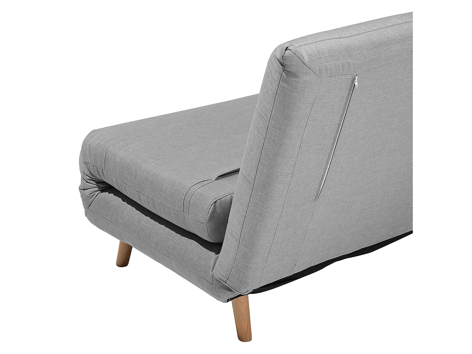 Fauteuil convertible SETTEN Tissu Gris clair