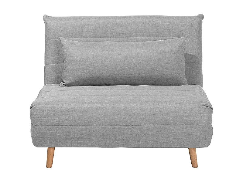 Fauteuil convertible SETTEN Tissu Gris clair