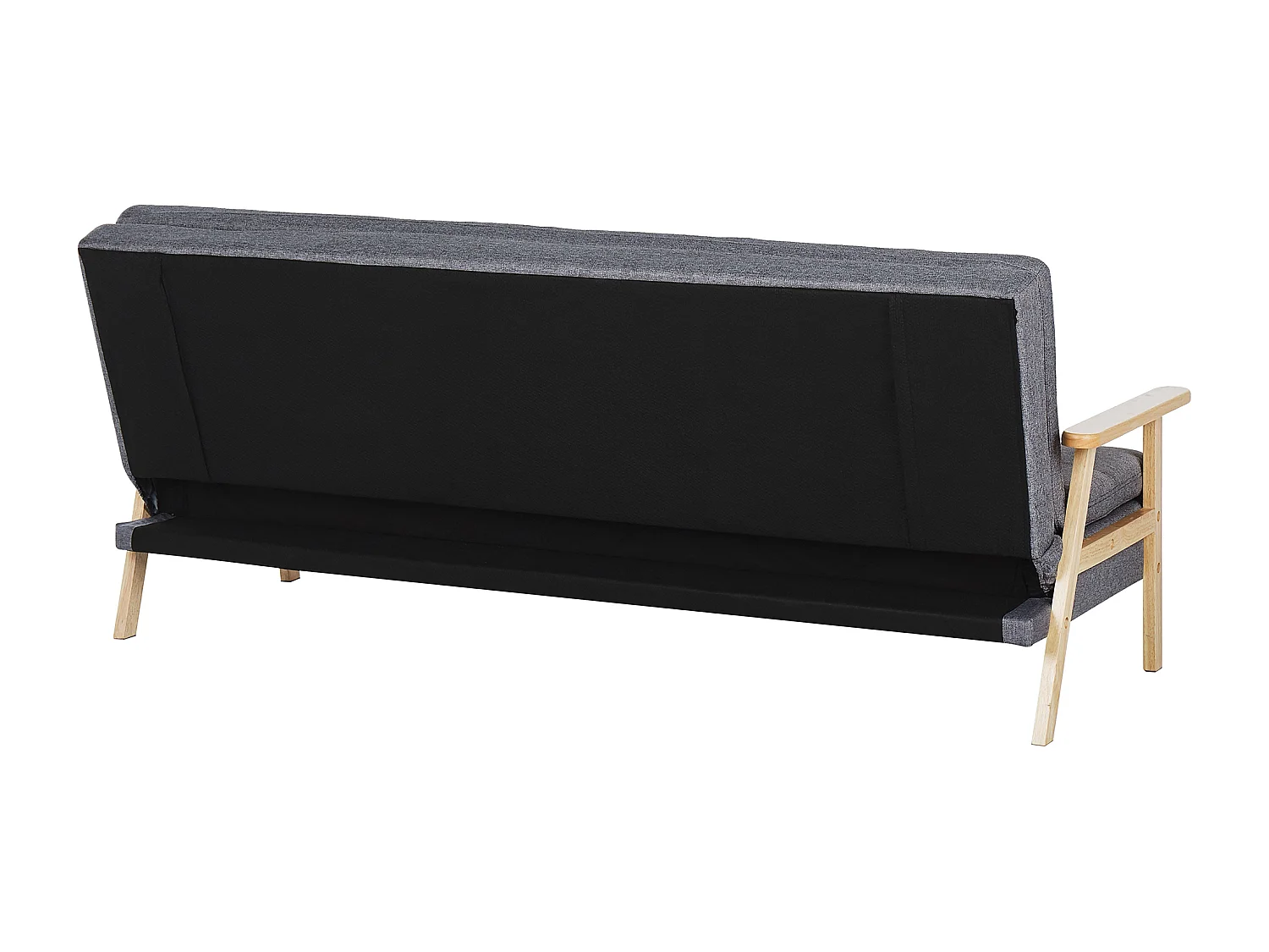 Divano letto TJORN Tessuto Grigio 3 posti