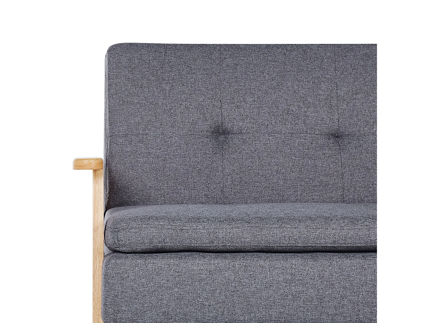 Divano letto TJORN Tessuto Grigio 3 posti