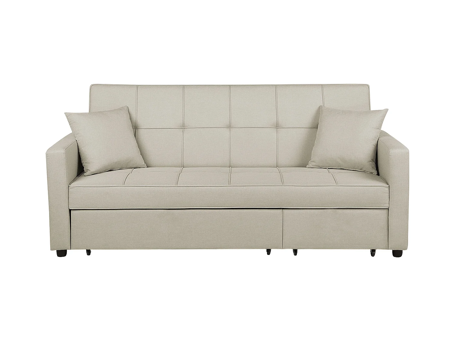 Slaapbank GLOMMA Stof Beige 3-zitter