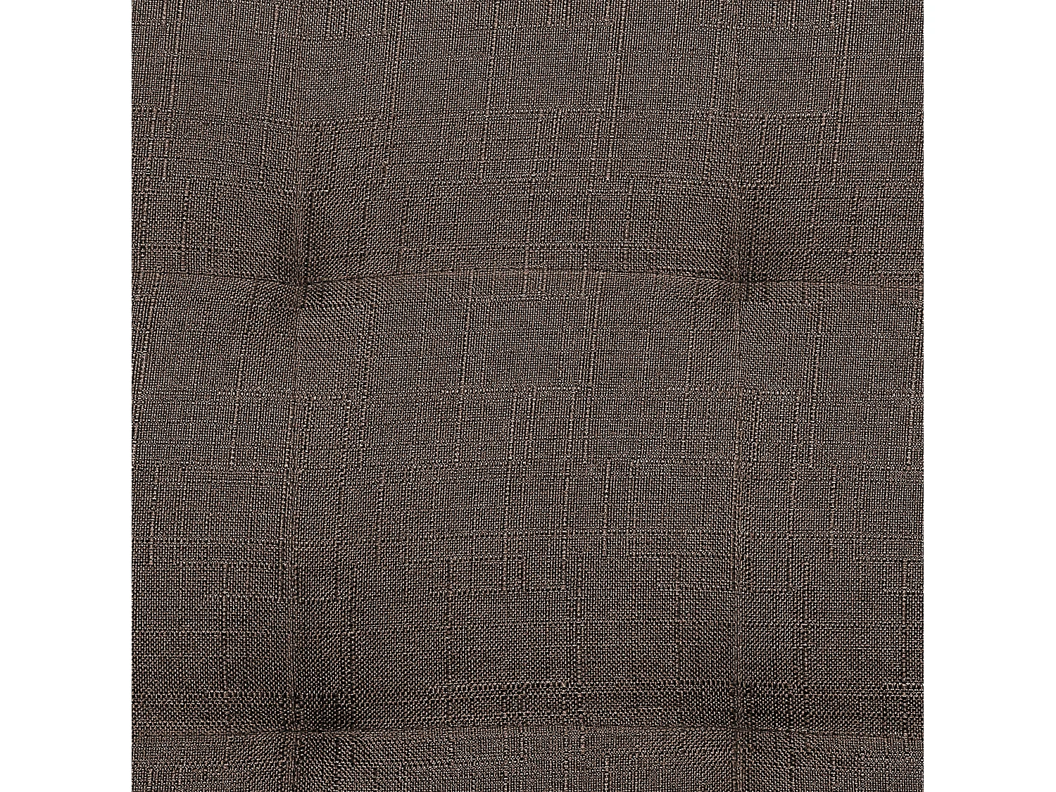 Canapé-lit modulable en forme de U 5 places ABERDEEN Tissu Marron foncé avec ottoman