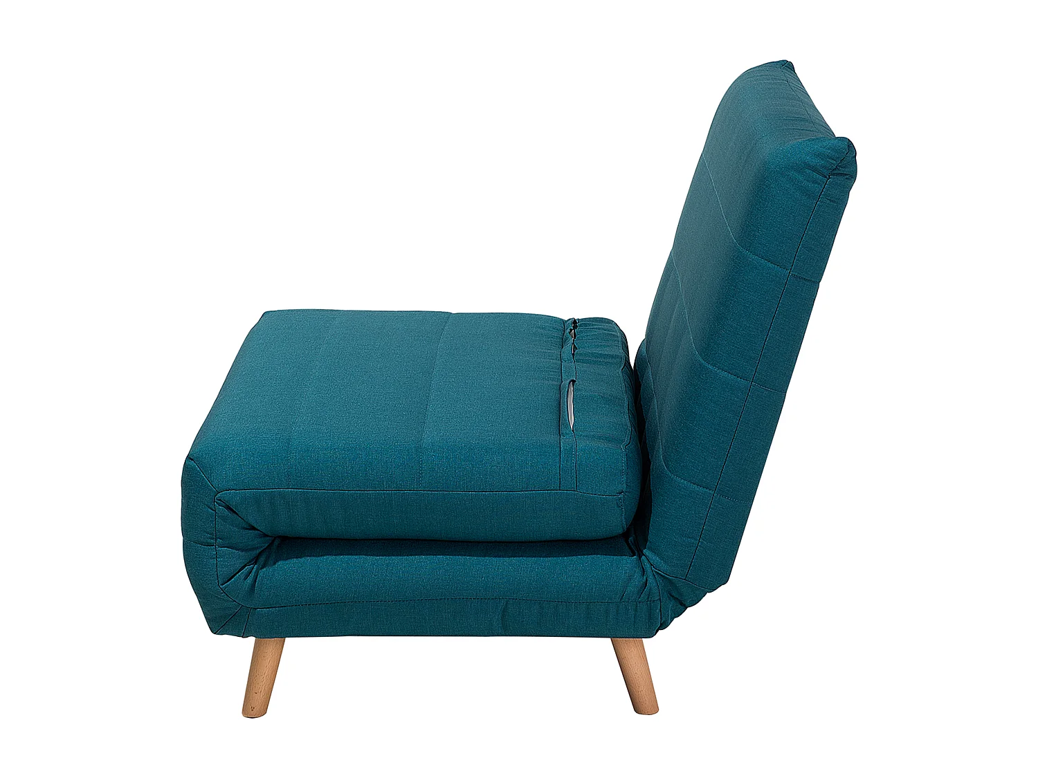 Fauteuil convertible SETTEN Tissu Bleu azur