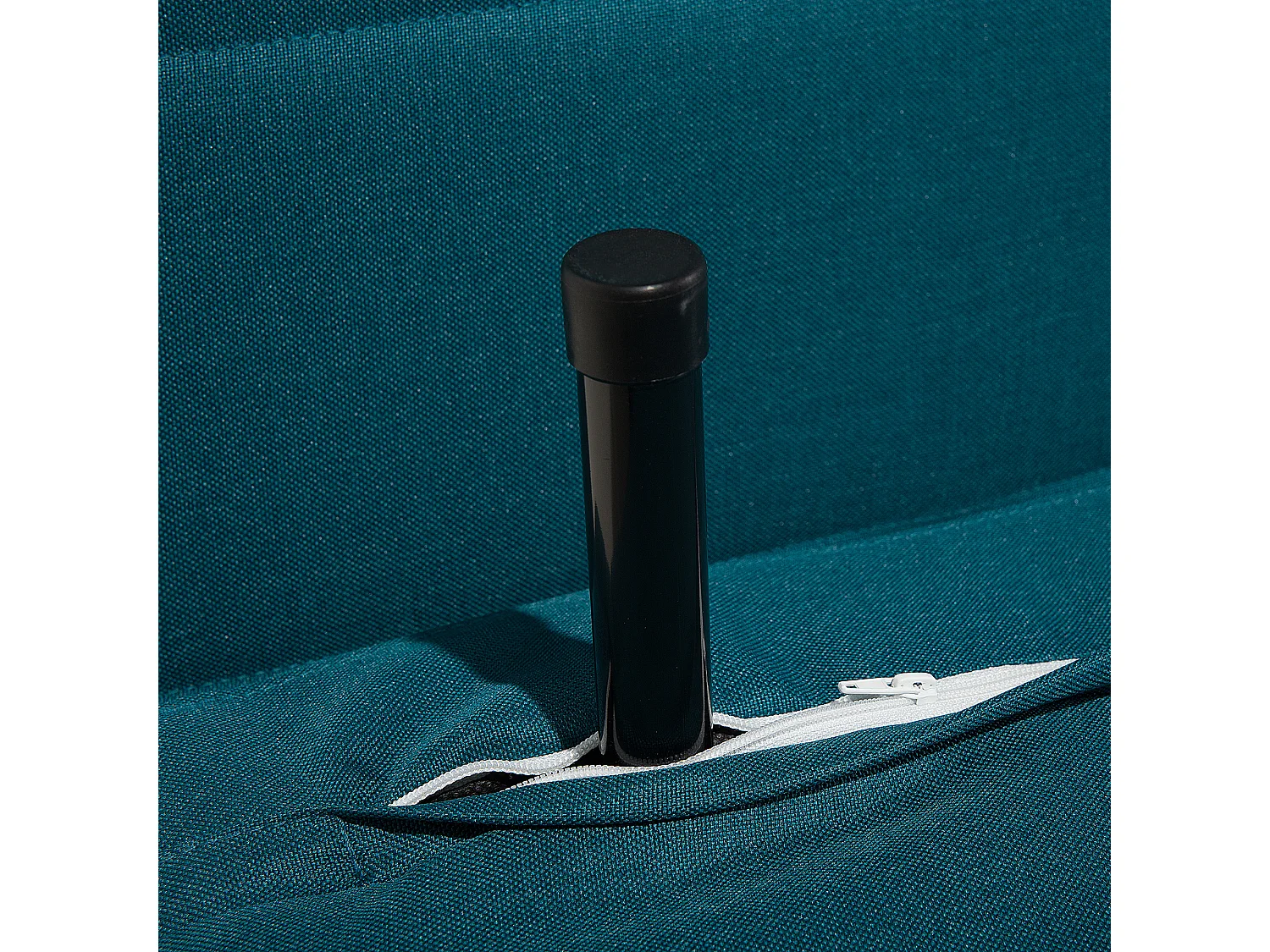 Fauteuil convertible SETTEN Tissu Bleu azur