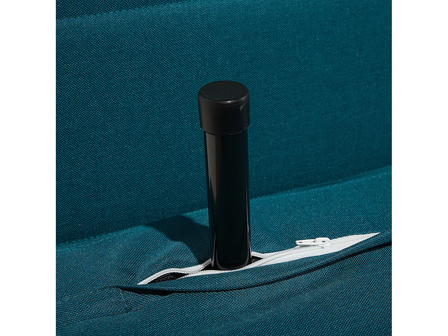 Sofá cama individual SETTEN Tela Azul verdoso