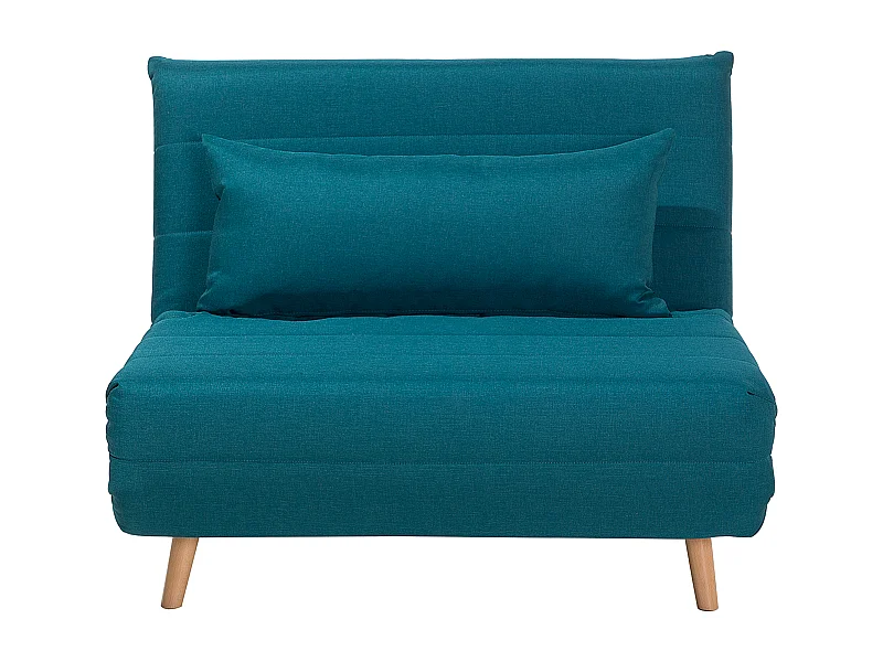 Fauteuil convertible SETTEN Tissu Bleu azur
