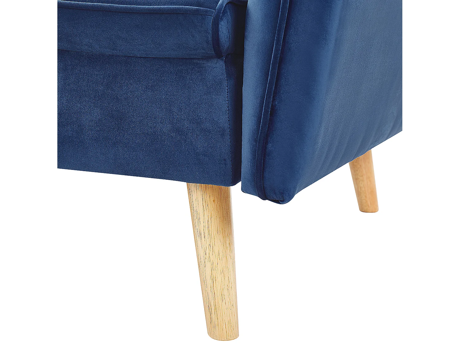 Canapé-lit BARDU Bleu marine Velours