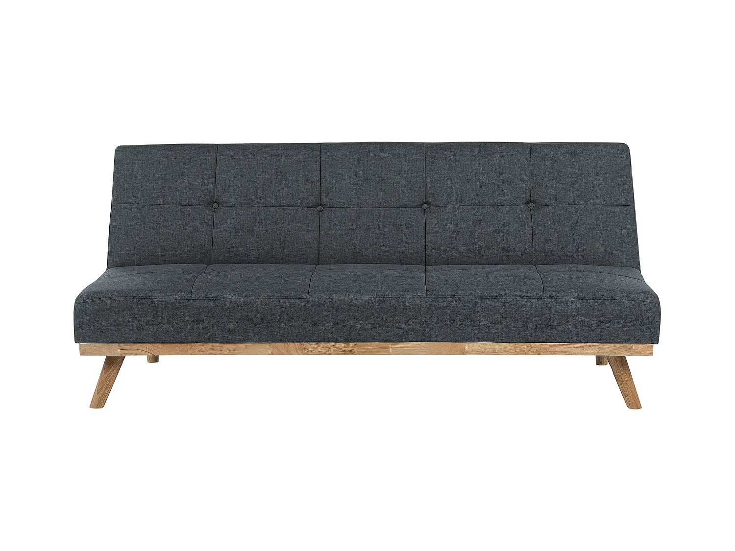 Canapé-lit 3 places FROYA Tissu Gris foncé