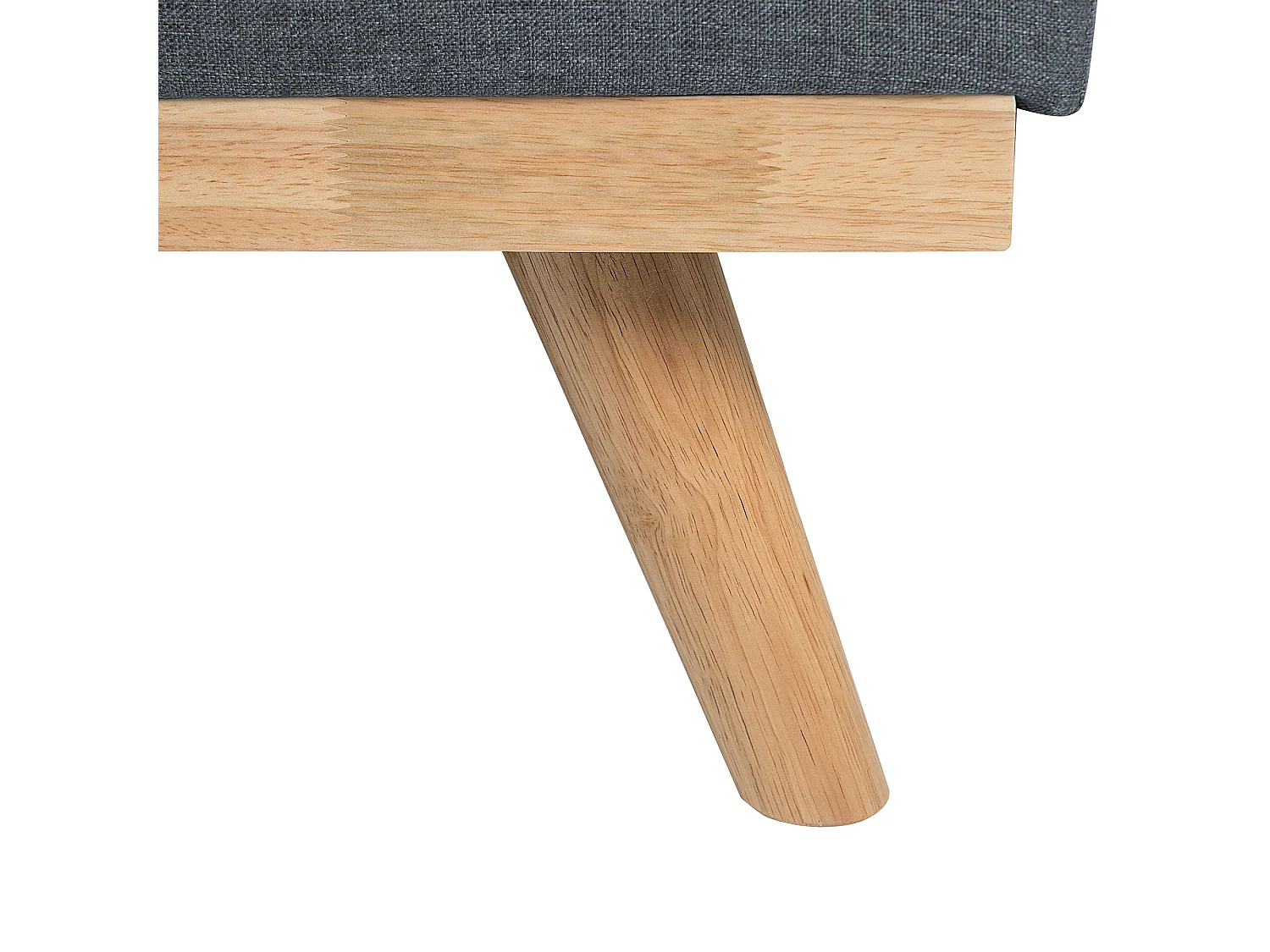 Canapé-lit 3 places FROYA Tissu Gris foncé