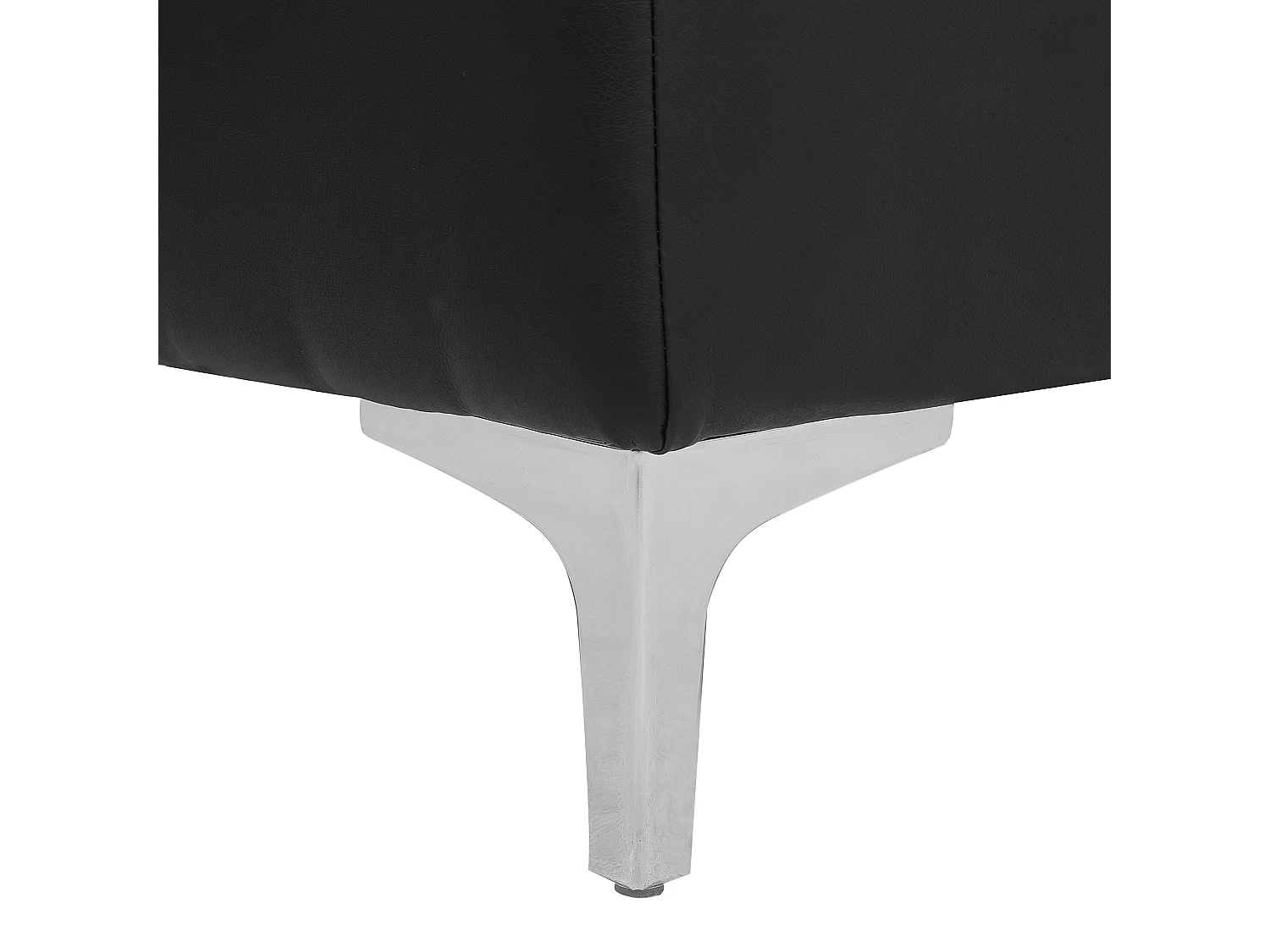 Canapé-lit modulable en forme de U 5 places ABERDEEN Cuir PU Noir