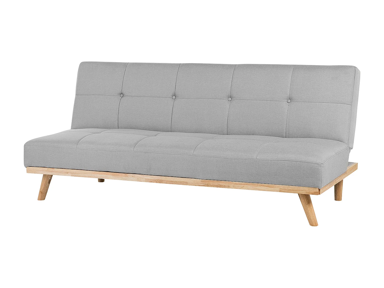 Sofá cama FROYA Tela Gris claro 3 plazas