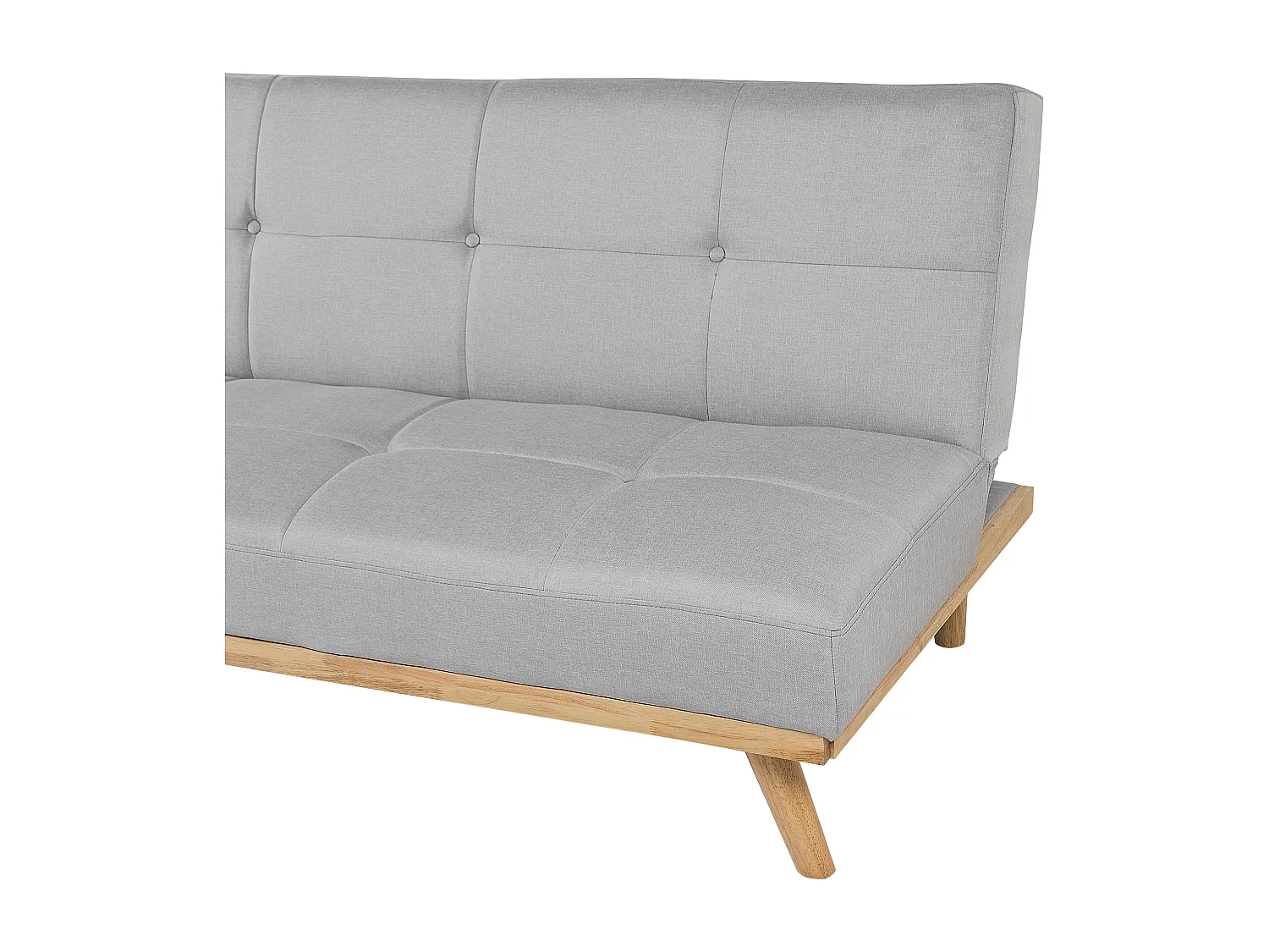 Sofa rozkładana FROYA Jasnoszary dla 3 osób