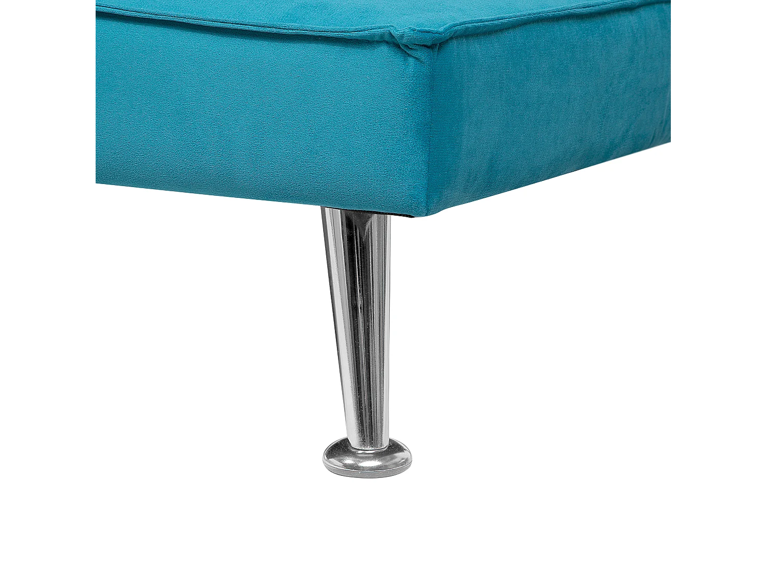 Canapé convertible 3 places en tissu bleu azur HASLE II