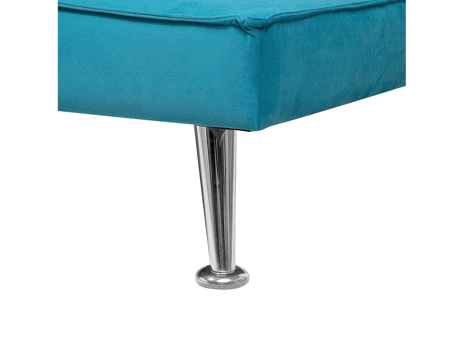 Canapé convertible 3 places en tissu bleu azur HASLE II