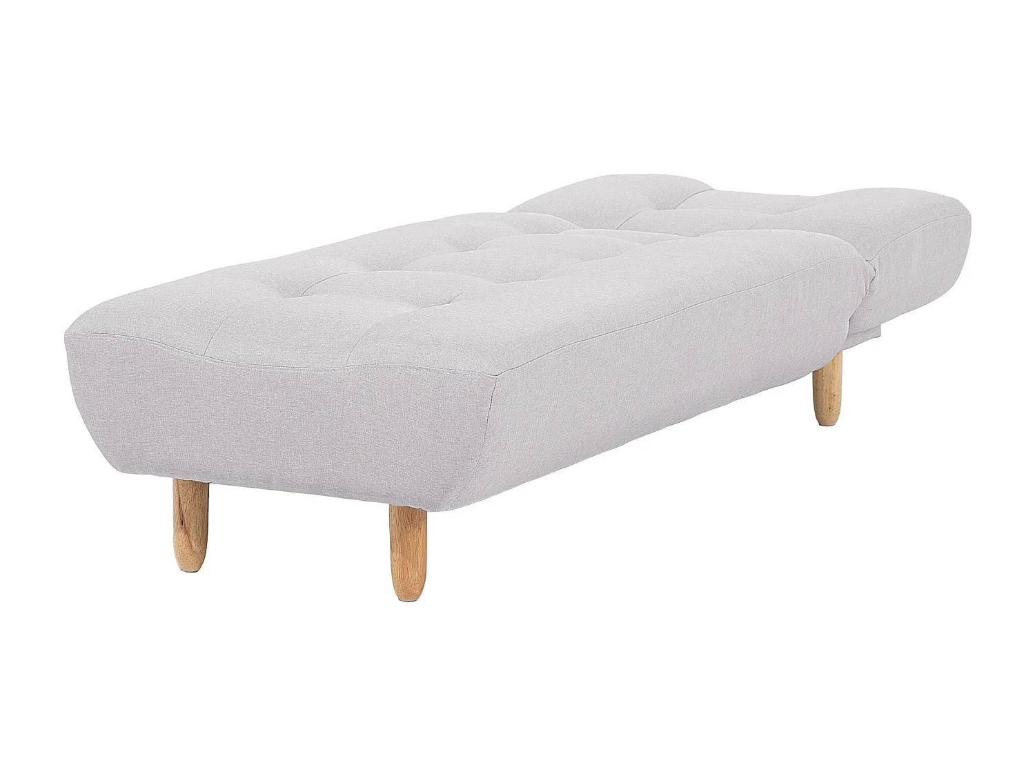 Chaise longue ALSTEN Tissu Gris clair