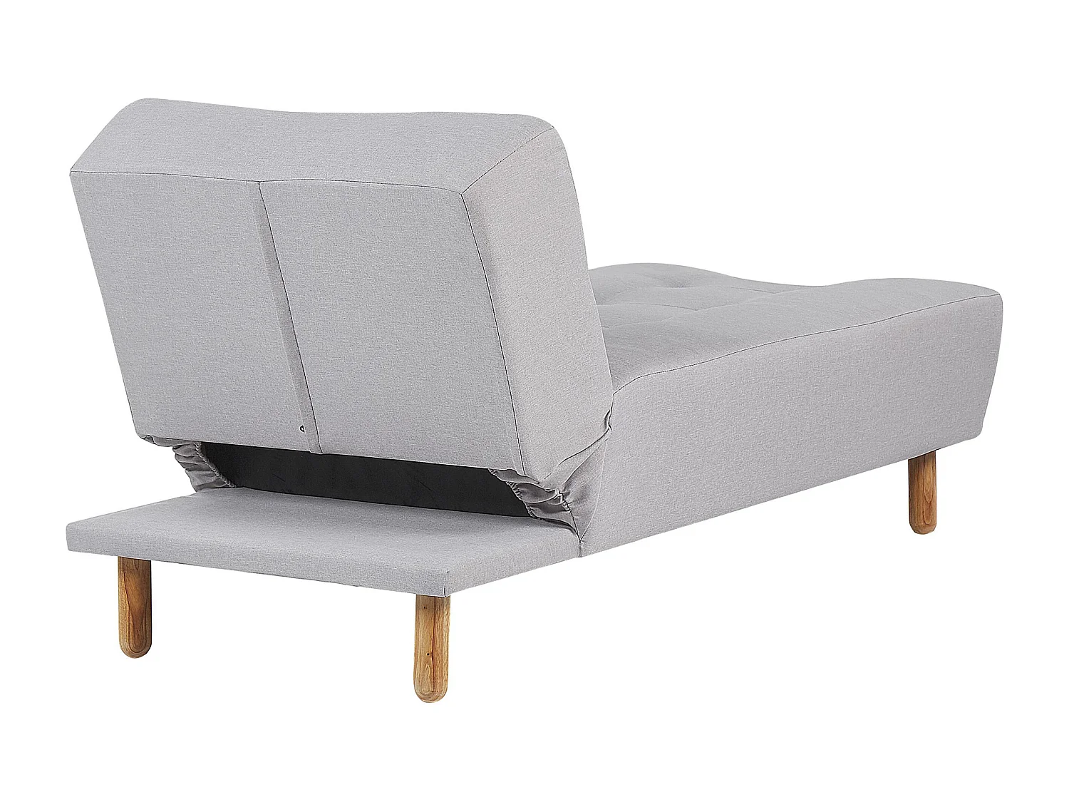 Chaise longue ALSTEN Tissu Gris clair