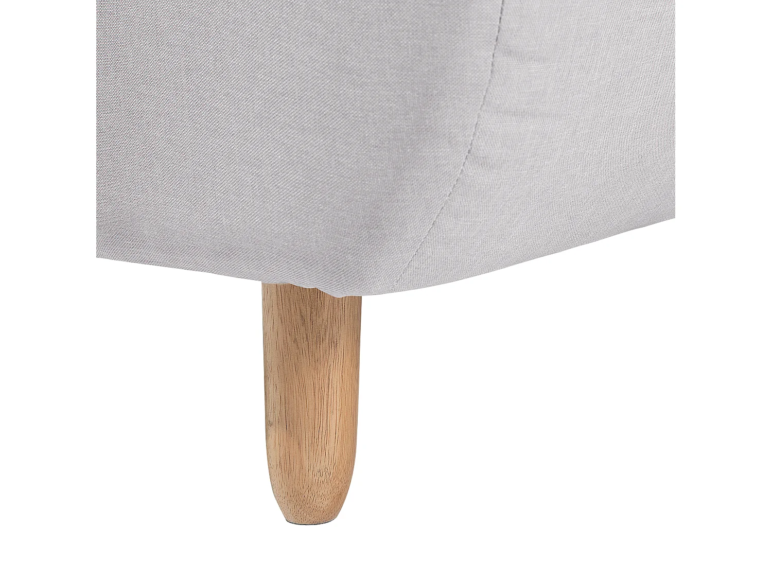 Chaise longue ALSTEN Tissu Gris clair