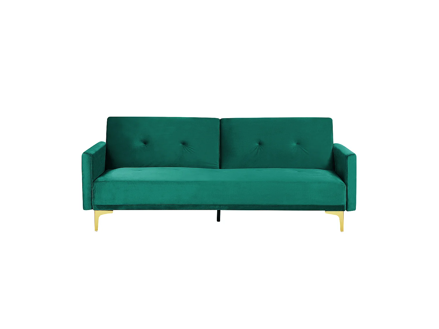 Canapé-lit 3 places LUCAN Velours Vert émeraude
