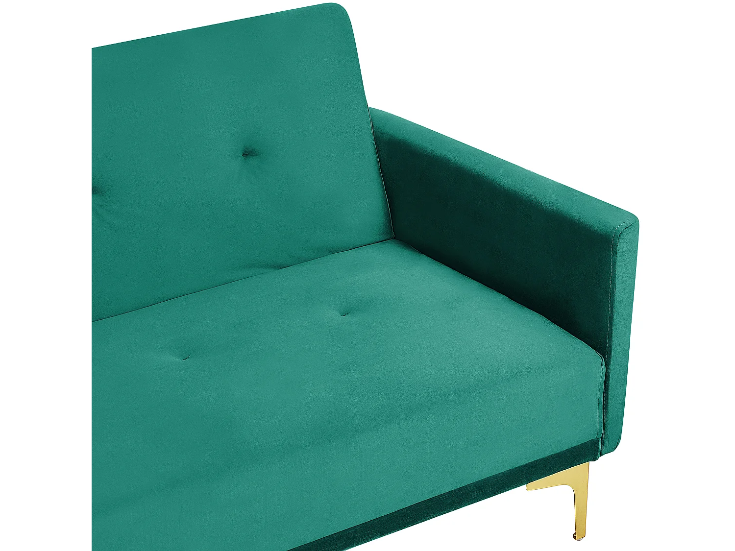 Canapé-lit 3 places LUCAN Velours Vert émeraude