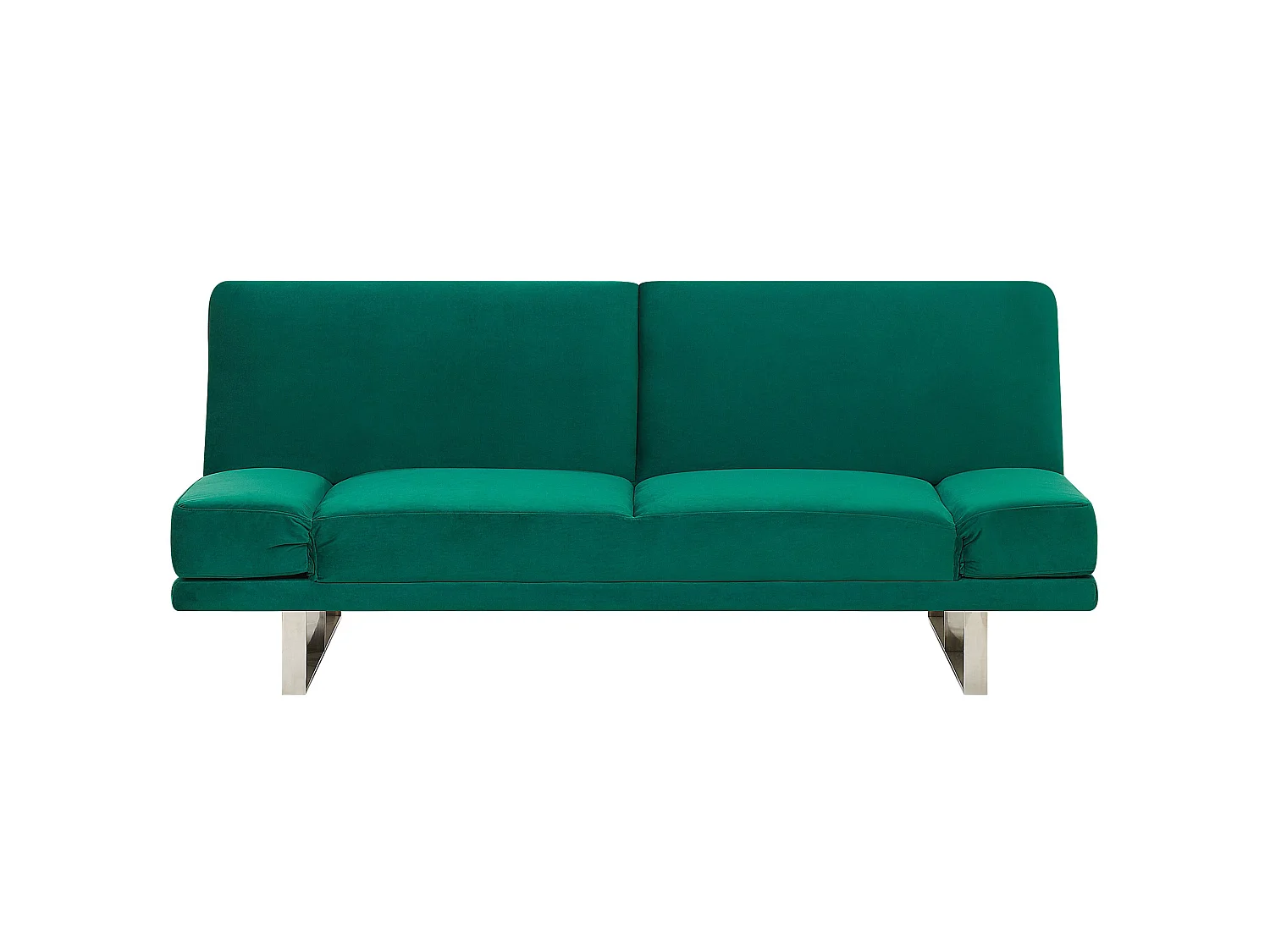 Slaapbank YORK Fluweel Groen 2-zitter
