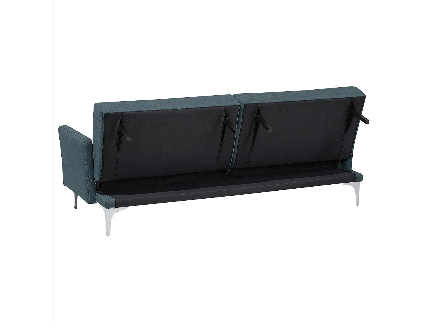 Canapé-lit 3 places LUCAN Tissu Bleu foncé