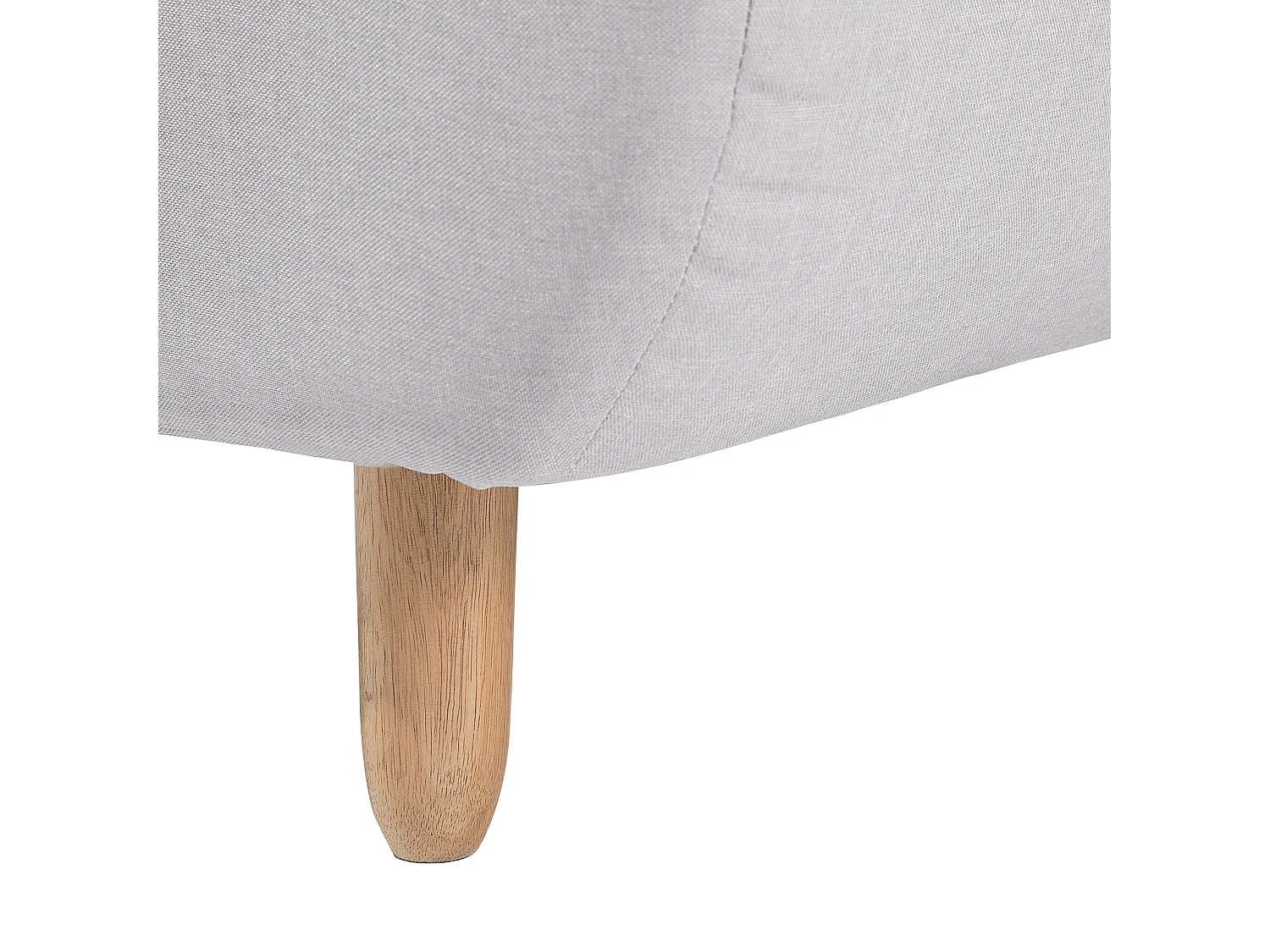 Modulaire hoekslaapbank ALSTEN Stof Lichtgrijs 4-zitter Rechterzijde