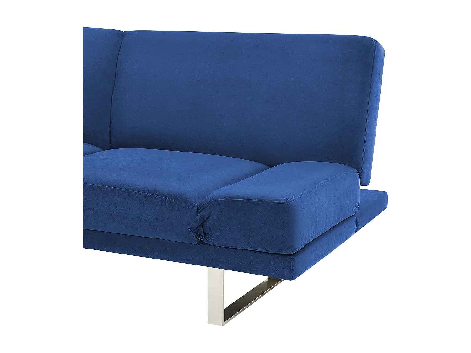 Sofá cama YORK Terciopelo Azul marino 2 plazas