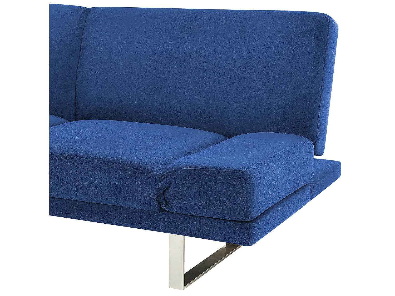 Divano letto YORK Velluto Blu marino 2 posti
