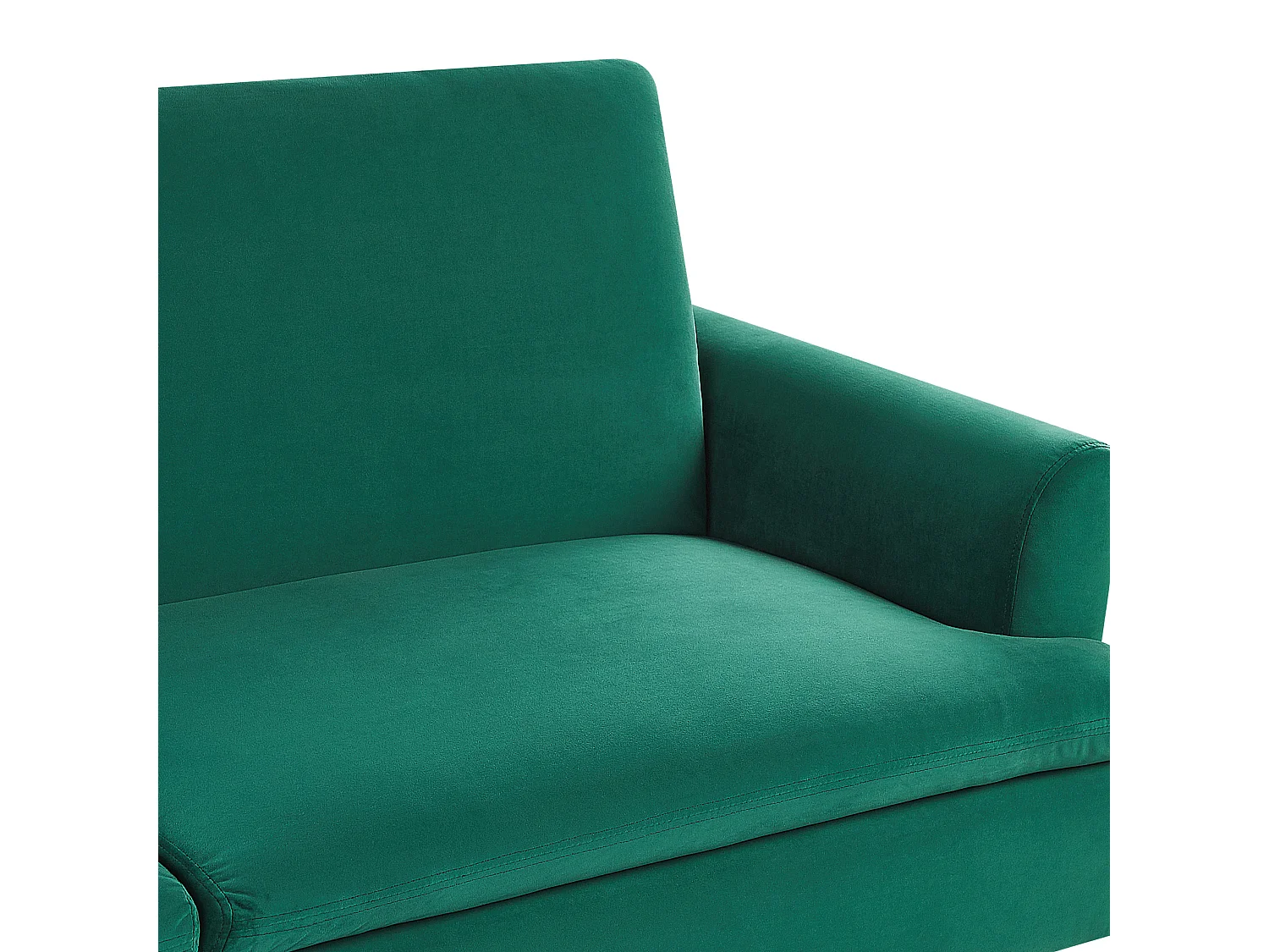 Canapé-lit 3 places VETTRE Velours Vert foncé