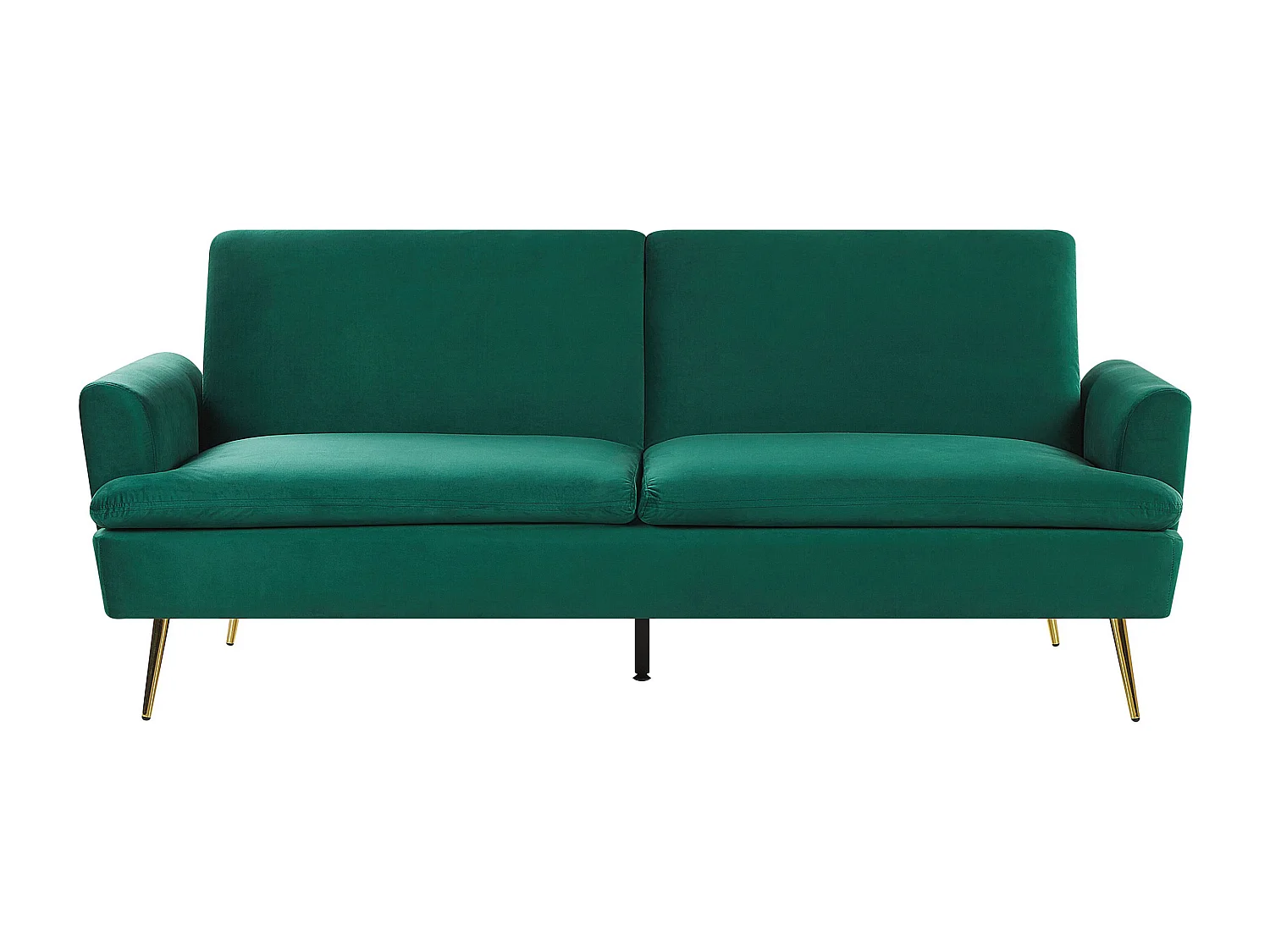 Sofá-cama VETTRE Veludo Verde escuro 3 lugares