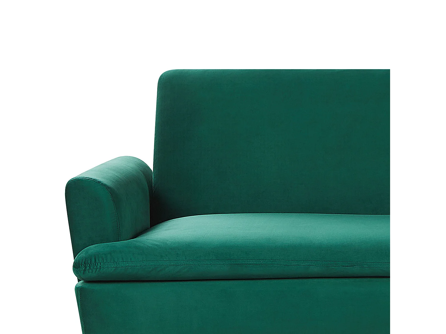 Sofá-cama VETTRE Veludo Verde escuro 3 lugares