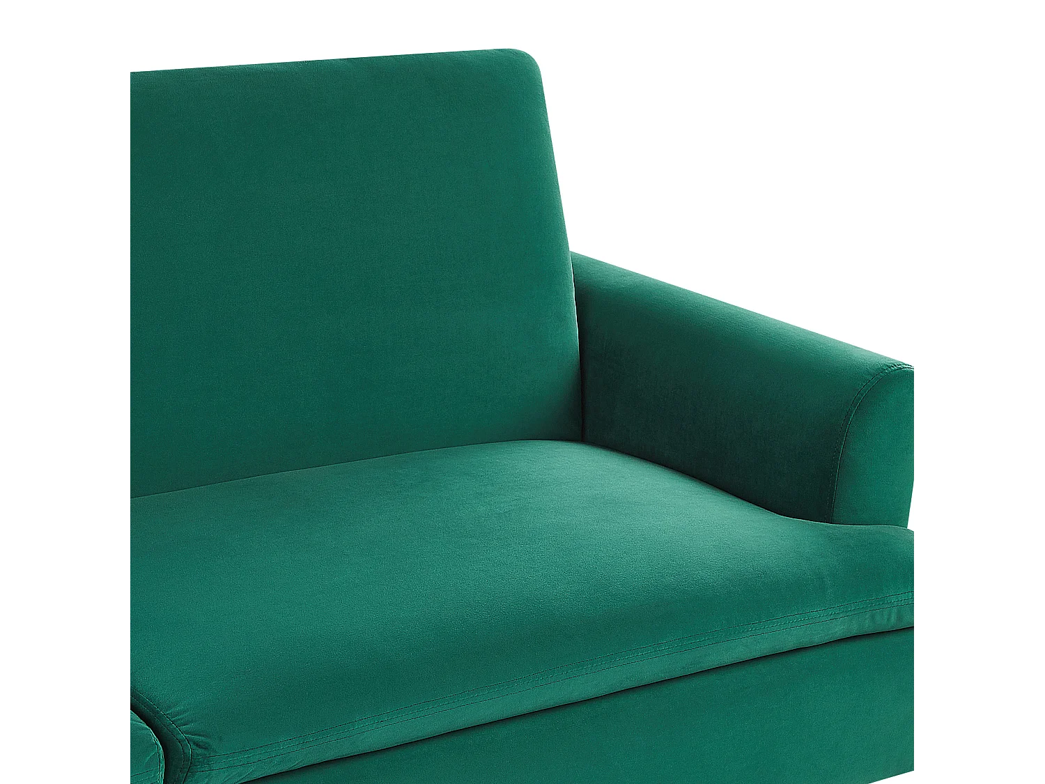 Sofá-cama VETTRE Veludo Verde escuro 3 lugares