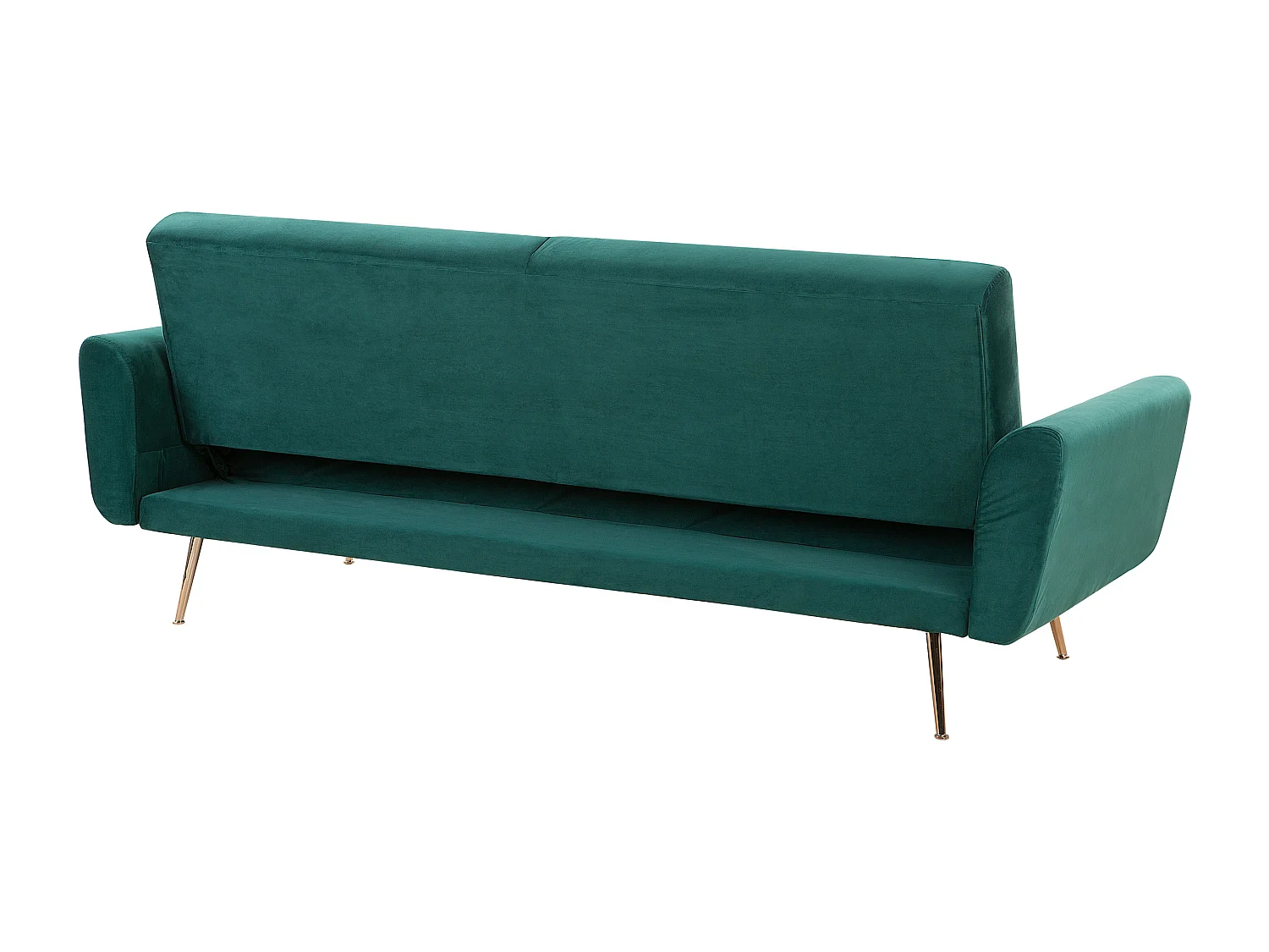 Divano letto EINA Velluto Verde smeraldo 3 posti